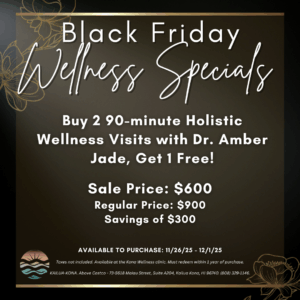 Black Friday Wellness Special: Holistic Wellness - Buy 2 Visits, Get 1 Free!