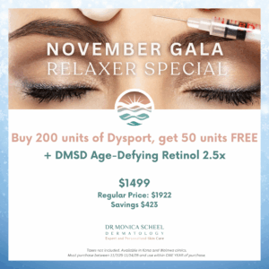 Buy 200 units of Dysport, Get 50 units FREE + DMSD Age-Defying Retinol 2.5x